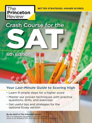 cover image of Crash Course for the SAT